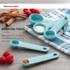 KitchenAid Measuring Spoons, Set of 5, Aqua Sky - Image 4