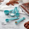 KitchenAid Measuring Spoons, Set of 5, Aqua Sky - Image 3